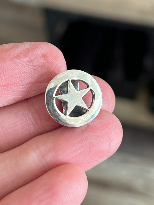 Sterling Silver Concho Slide, The Ranger