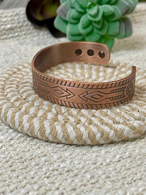 Vintage Handmade Copper Cuff