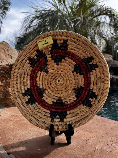 Old Pawn Handcrafted Woven Basket #5