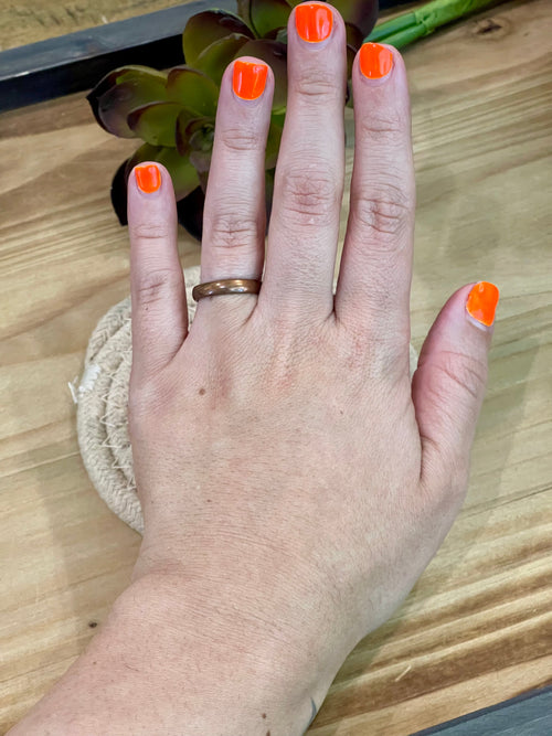 Vintage Handmade Copper Ring Sz 7.25