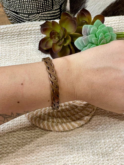 Vintage Handmade Copper Cuff