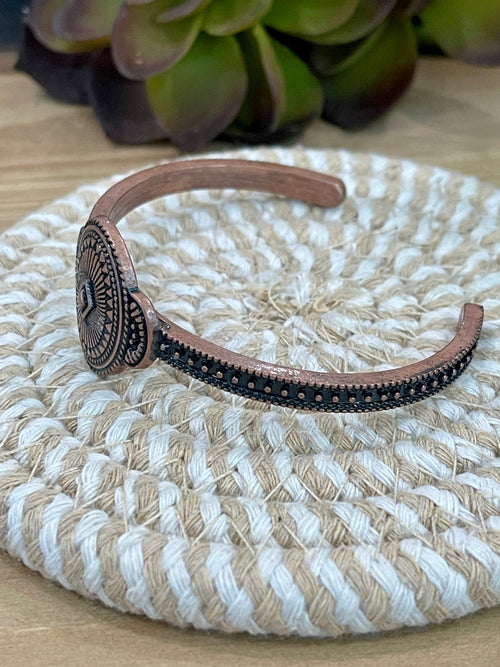 Vintage Handmade Copper Cuff
