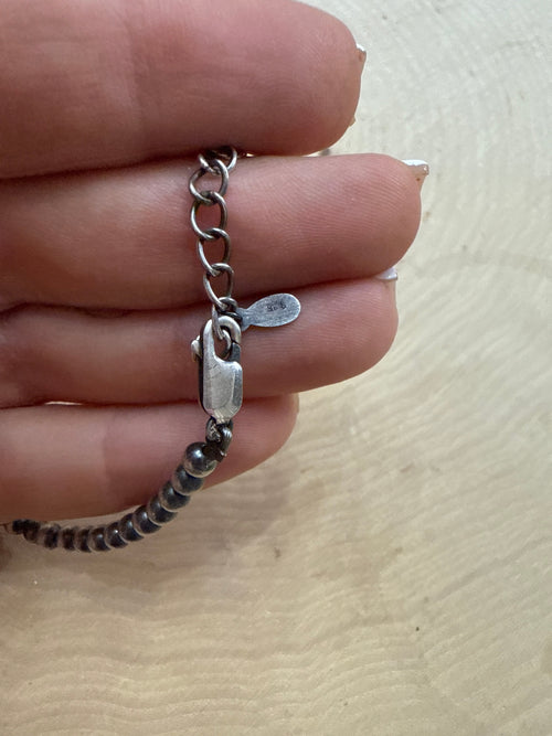 Handmade Sterling Silver Sonoran Mountain Beaded Necklace