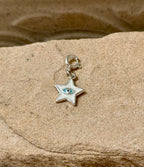 Sterling Silver White Star Charm