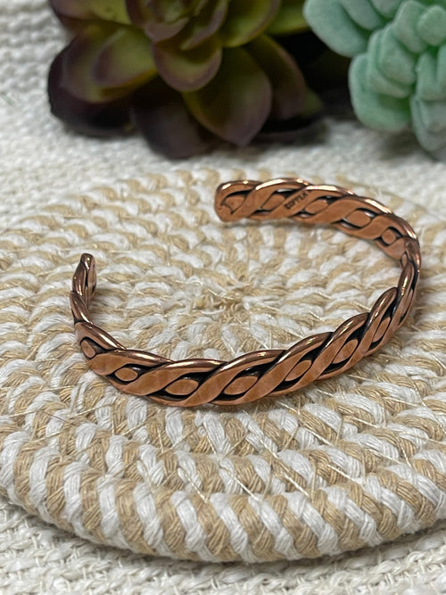Vintage Handmade Copper Cuff