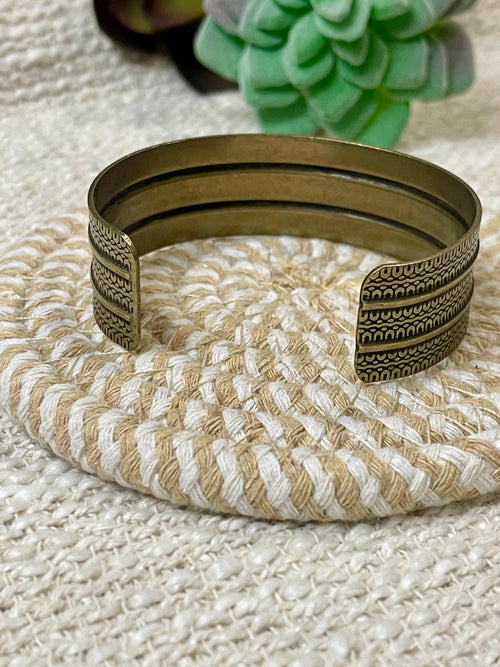 Vintage Handmade Copper Cuff