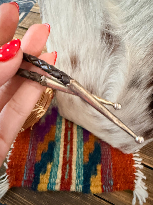 Handcrafted Vintage Old Pawn Sterling Silver & Multi Stone Inlay Thunderbird Bolo Tie