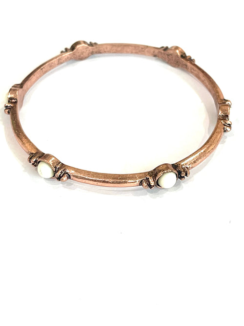 Vintage Handmade Copper Bangle