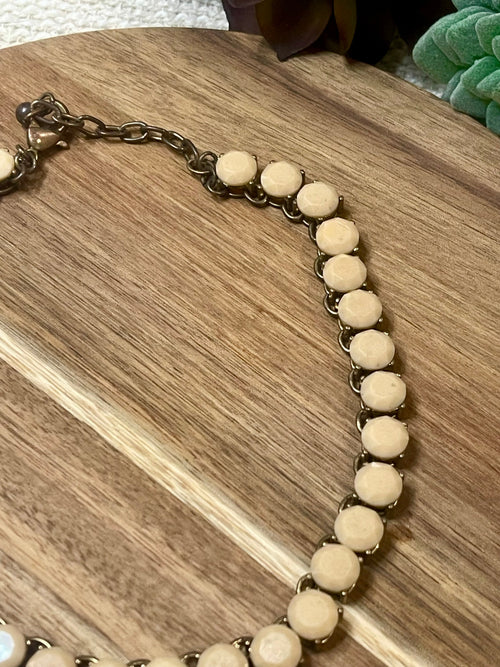 Vintage Handmade Copper Beaded Necklace