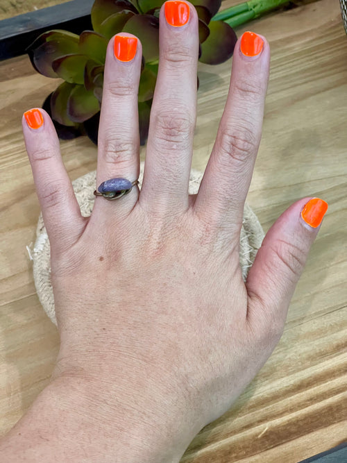 Vintage Handmade Copper Ring Sz 5