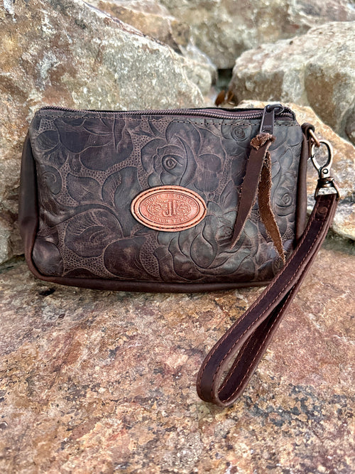 Vintage Rose Leather Bag