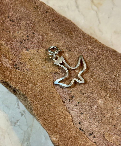 Sterling Silver Bird Charm✅