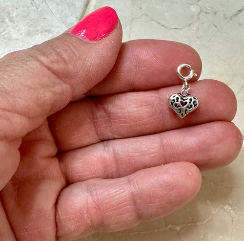 Sterling Silver Heart Charm