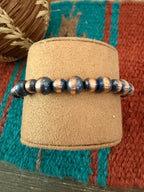 Handcrafted Copper Beaded Bracelet 7”