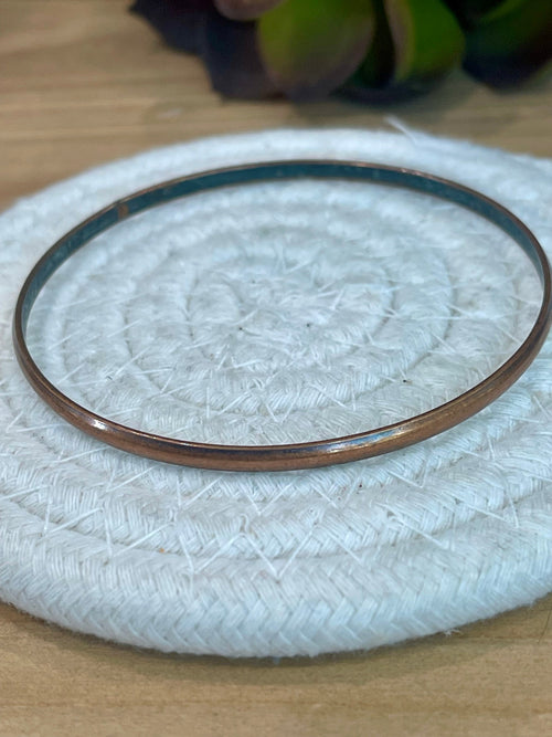 Vintage Handmade Copper Bangle Bracelet