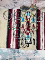 Handmade Sterling Silver Multistone Beaded Necklace "Signed Nizhoni"