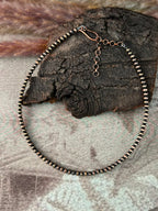 Handmade Copper Beaded 4MM Necklace