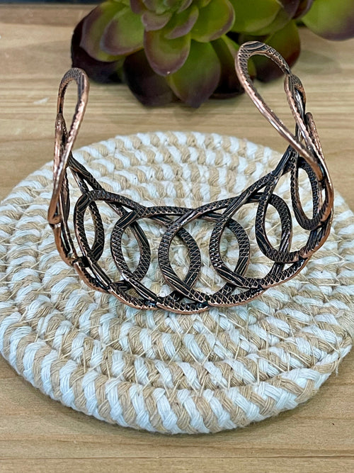 Vintage Handmade Copper Cuff