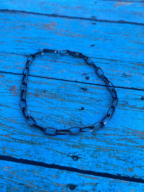 Handcrafted Sterling Silver Beautiful Handmade Chain Link Extender 8”