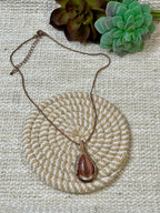 Vintage Handmade Copper Beaded Necklace