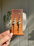 “The Golden Collection” Chandeleir Handmade Gold Plated Beaded Earrings