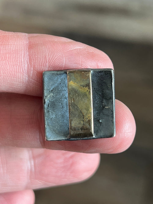 Sterling Silver Concho Slide, The Cactus Flower