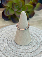 Vintage Handmade Copper Ring Sz 7