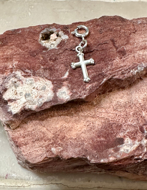 Sterling Silver Cross Charm✅