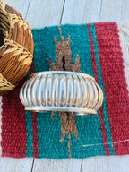 Handcrafted Old Pawn Rolled Sterling Silver Cuff Bracelet