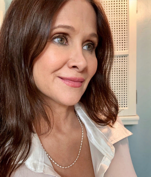 Sterling Silver Rice Bead Necklace 20”