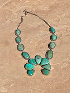 Handmade Sterling Silver & Royston Naja Necklace