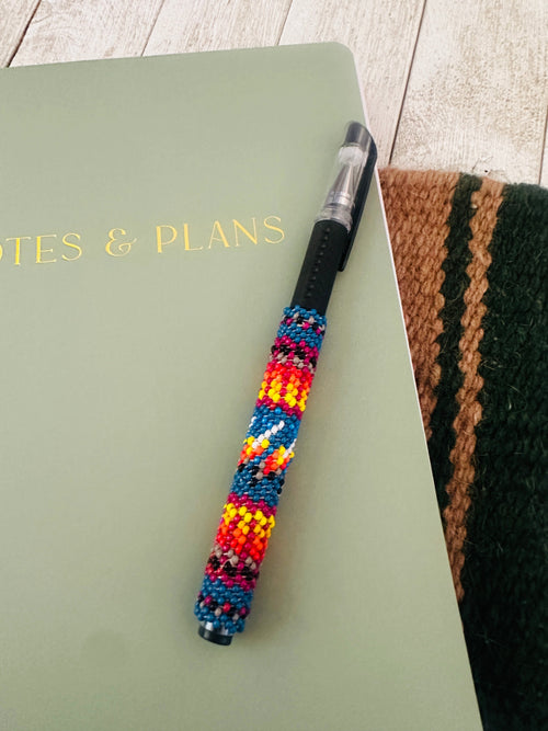 Navajo Made Muticolor Beaded Pen