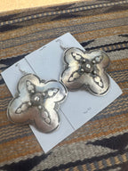 Old Pawn Sterling Silver Concho Dangles