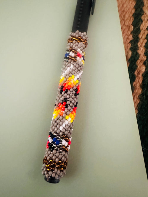 Handcrafted Muticolor Beaded Pen