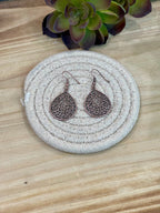 Vintage Handmade Copper Dangle Earrings
