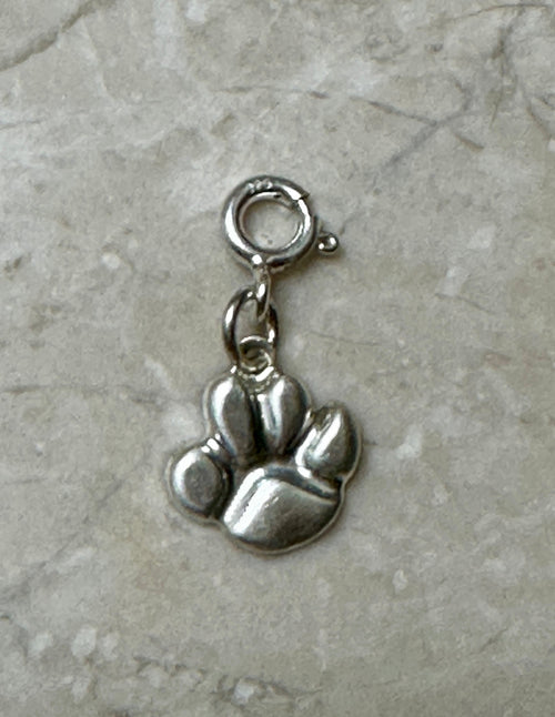 Sterling Silver Paw Charm