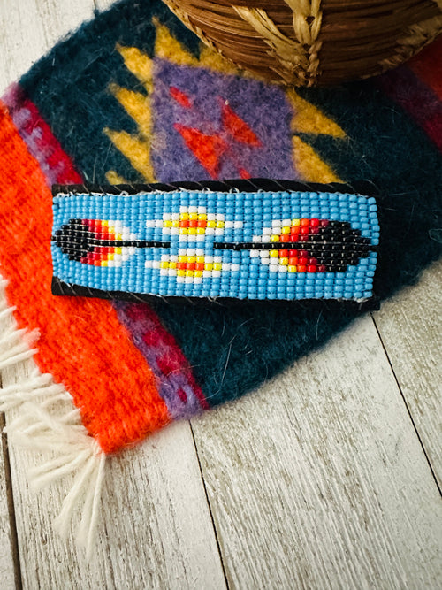 Handcrafted Handmade Beaded Barrette