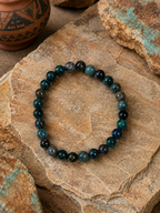 Chrysocolla 6mm Beaded stretch bracelet