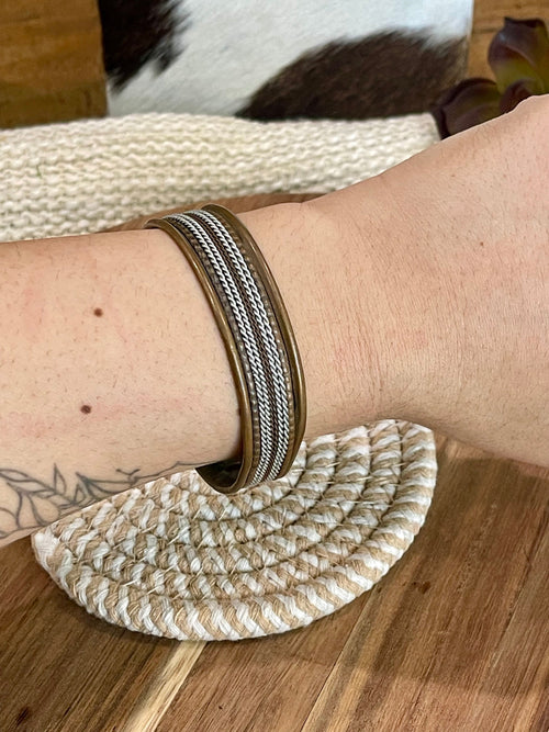 Vintage Handmade Copper Cuff