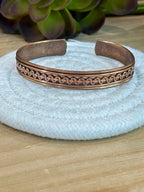 Vintage Handmade Copper Cuff