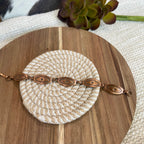 Vintage Handmade Copper Link Bracelet