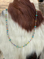 “The Golden Collection” Beaded Bliss Handmade Beaded Necklace 17” STYLE 3