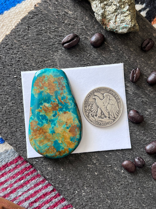 Hunky Pilot Mountain Turquoise Cabochon, PM001