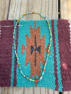 “The Golden Collection” Beaded Bliss Handmade Beaded Necklace 16” style 1