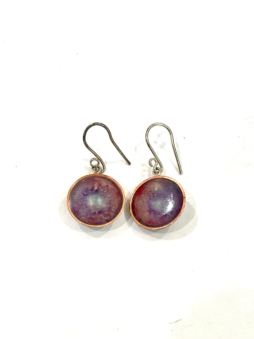 Vintage Handmade Copper Dangle Earrings