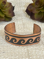 Vintage Handmade Copper Cuff