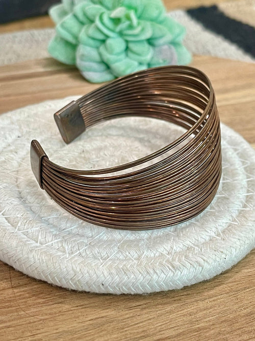 Vintage Handmade Copper Cuff