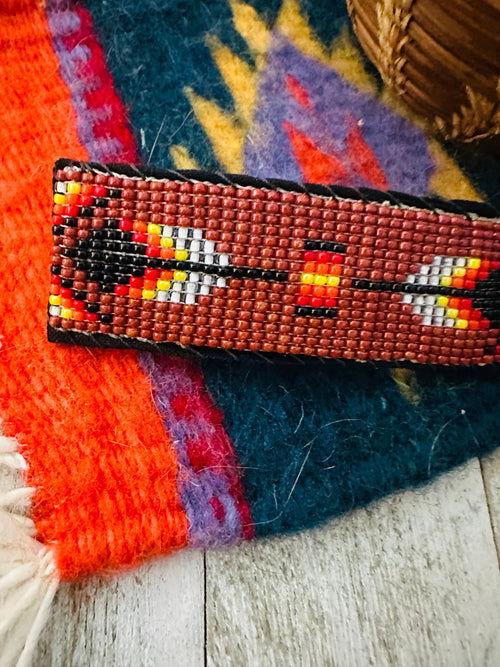 Handcrafted Handmade Beaded Barrette