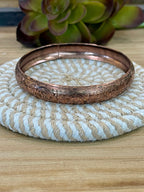 Vintage Handmade Copper Bangle Bracelet