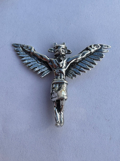 Handcrafted Sterling Silver Eagle Kachina Charm